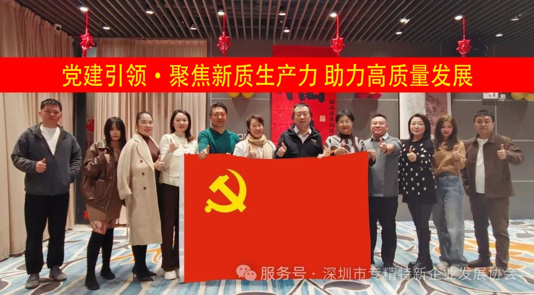 深圳市专精特新企业发展协会党建活动“聚焦专精特新，助力高质量发展”主题组织生活会